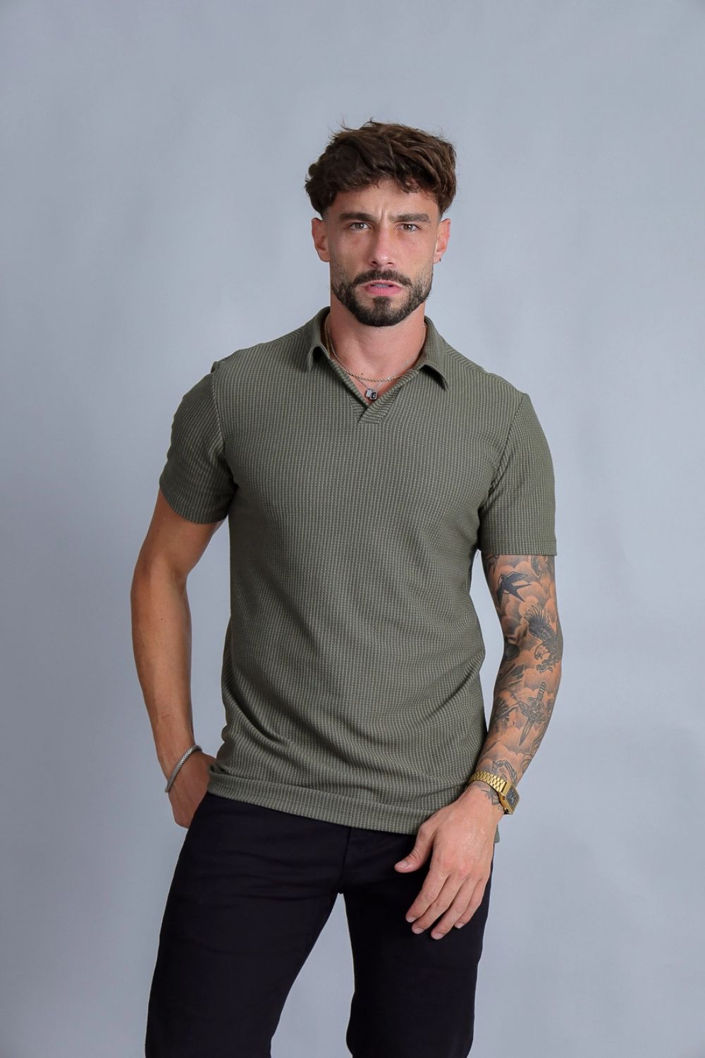 Polo New Mumbai Texturizada