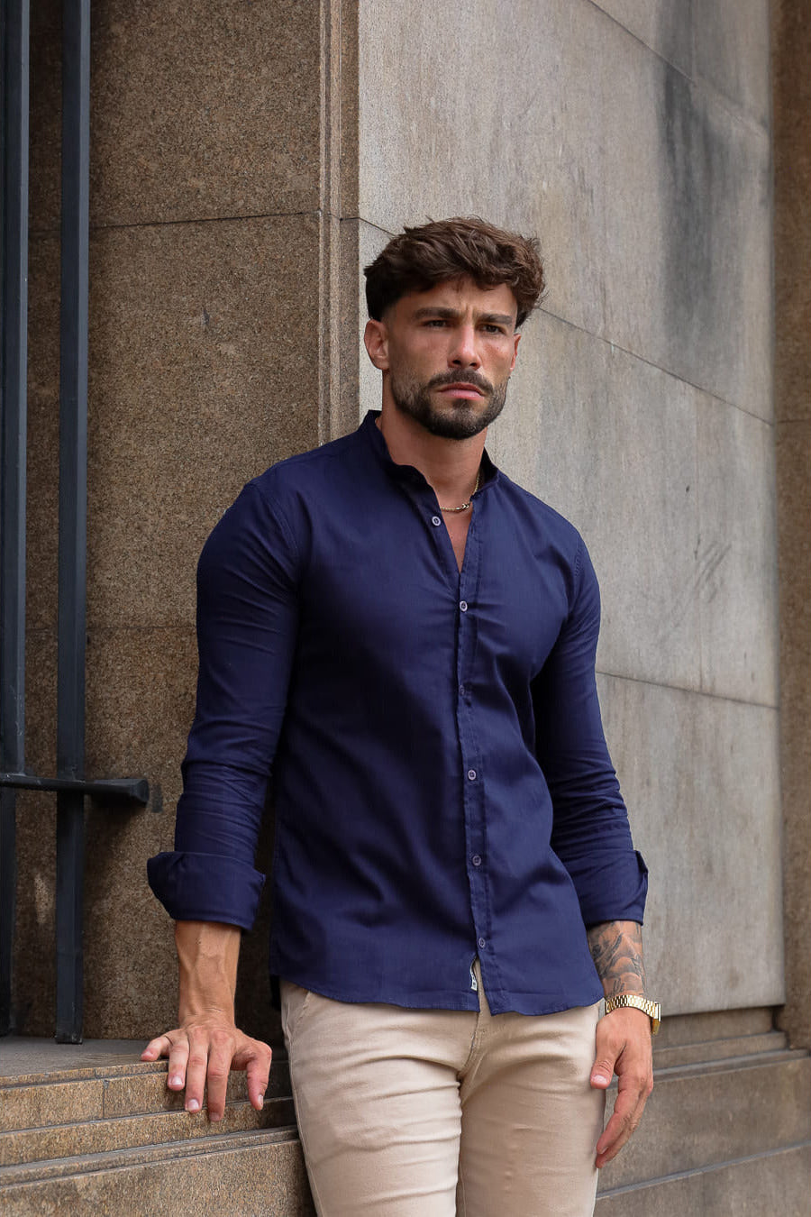 CAMISA EROS MANGA LONGA  MARINHO G