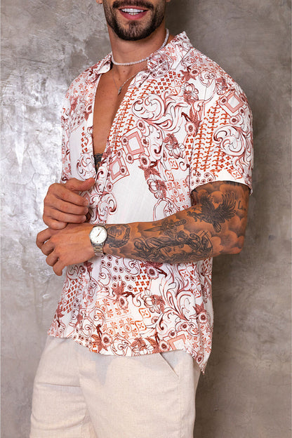CAMISA BILBAO MANGA CURTA ESTAMPA