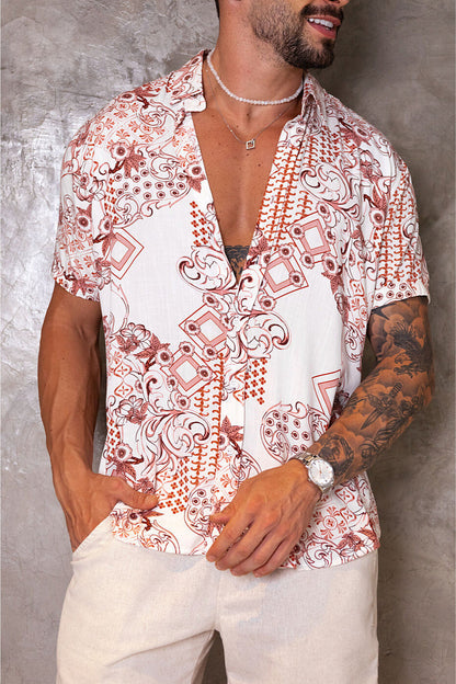 CAMISA BILBAO MANGA CURTA ESTAMPA