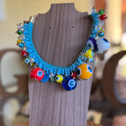 Choker Olho Grego