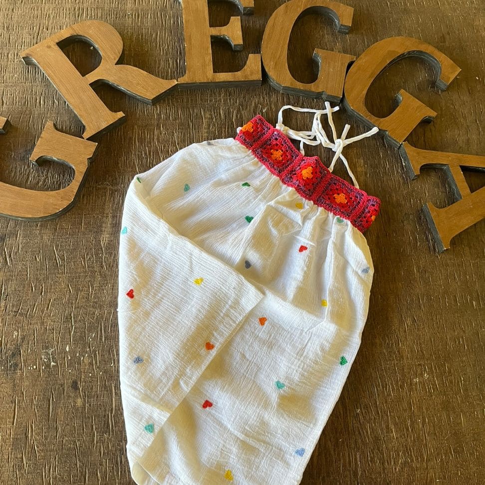 Vestido infantil Crochê