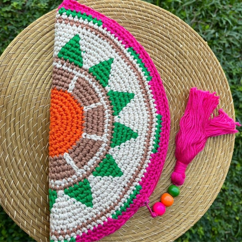 Bolsa Carteira Crochê