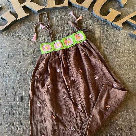 Vestido infantil Crochê