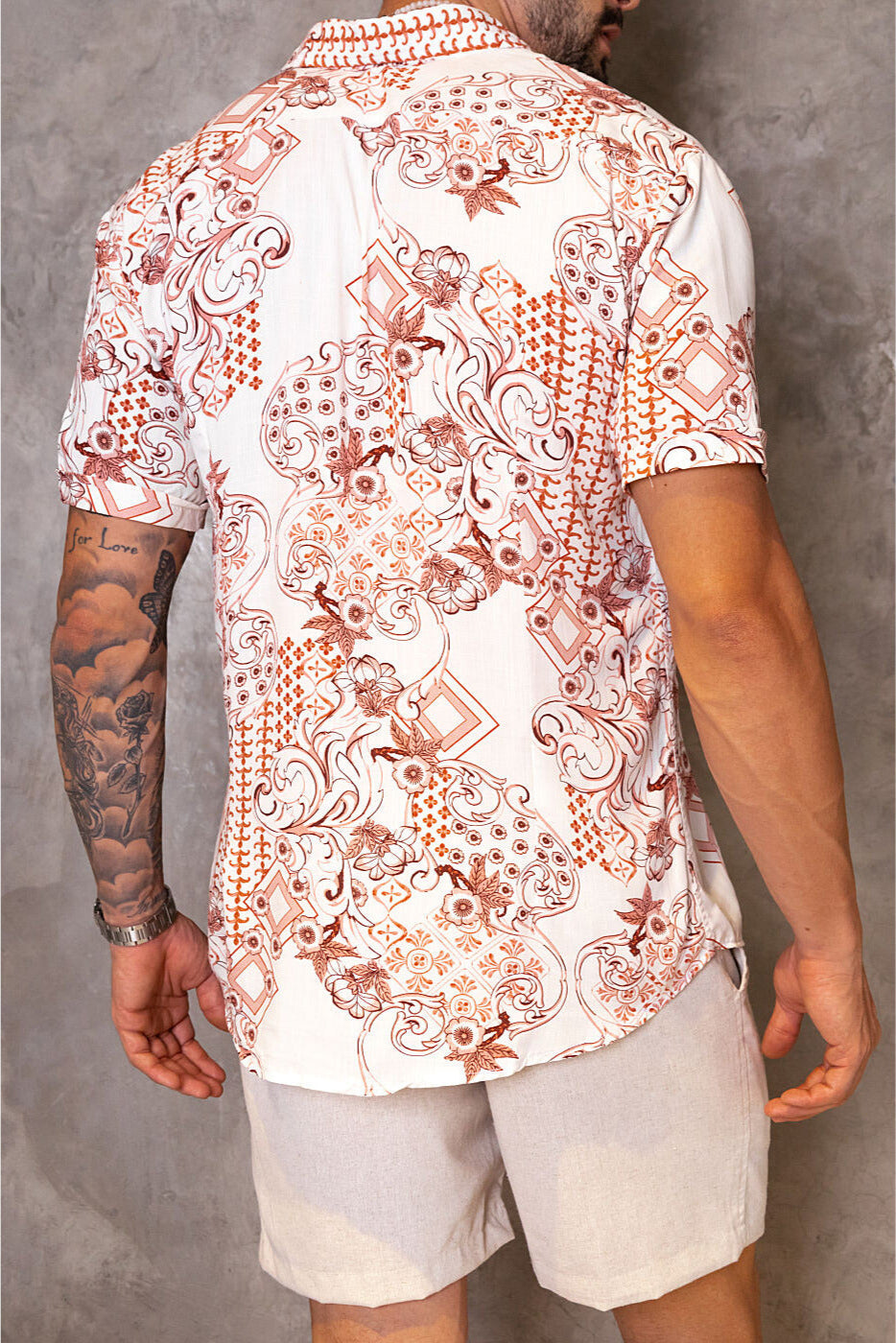 CAMISA BILBAO MANGA CURTA ESTAMPA