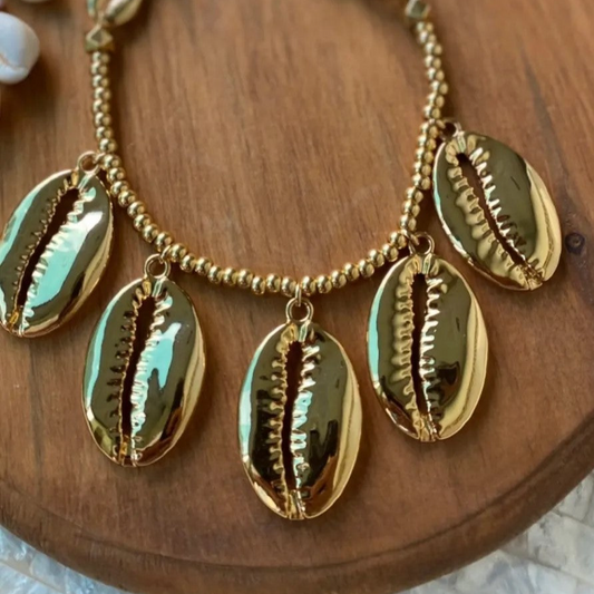 Max Colar Búzios Dourado